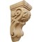 Ekena Millwork 4 1/2"W x 5"D x 10"H Medium Traditional Acanthus Corbel, Cherry CORW04X05X10TACH - alternate 1